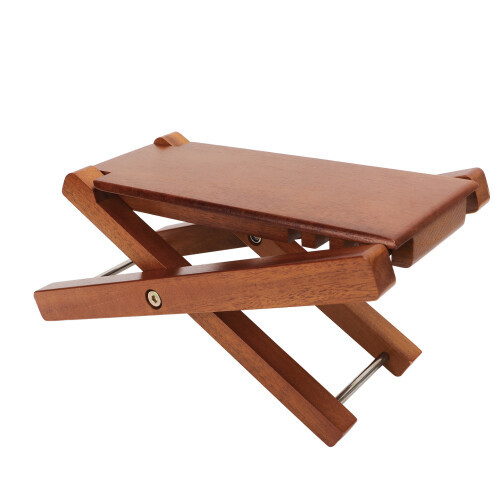 (Ashtree Wood) Adjustable Wood Guitar Foot Rest Foldable Beech 2