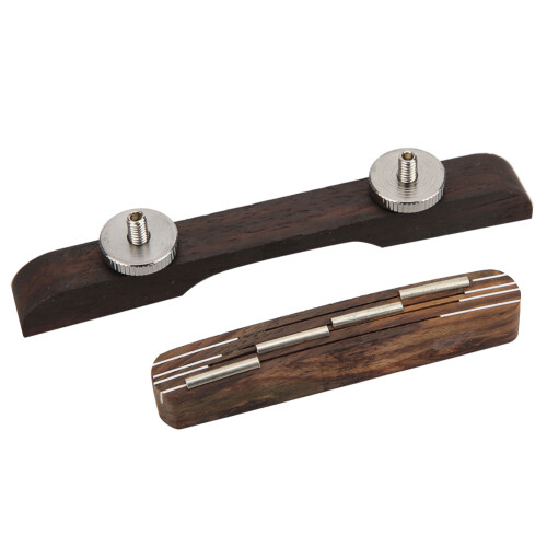 (Rose Color) Guitar Bridge Rosewood 4-Strings Mandolin Accessory 2