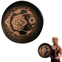 Siberian Shaman Drum Handmade Spirit Music Drum with Stick