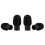 4 Pcs Silicone Drumstick Head Sleeves Silent Practice Tips 1