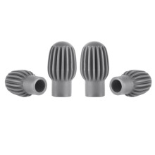 4 Pcs Silicone Drumstick Head Sleeves Silent Practice Tips