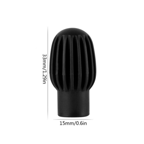 4 Pcs Silicone Drumstick Head Sleeves Silent Practice Tips 1