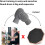 4 Pcs Silicone Drumstick Head Sleeves Silent Practice Tips 5