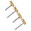 4Pcs Bass String Saddle Brass Bridge Kit 4