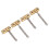 4Pcs Bass String Saddle Brass Bridge Kit 2