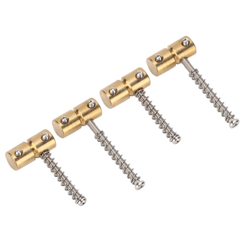 4Pcs Bass String Saddle Brass Bridge Kit 1