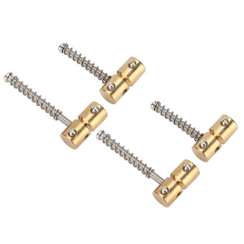 4Pcs Bass String Saddle Brass Bridge Kit 2