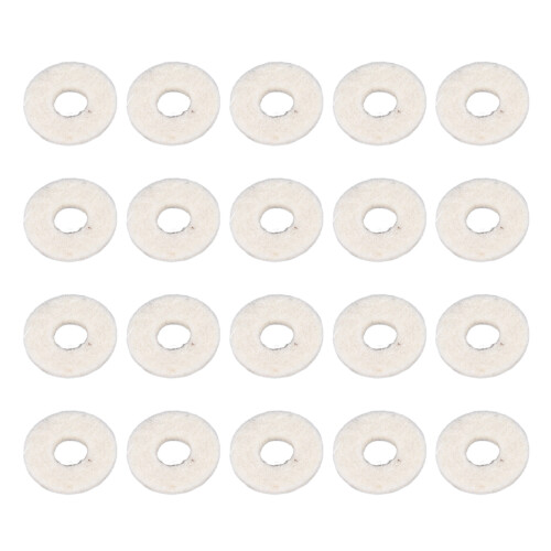 20Pcs Trumpet Felt Washers Beige