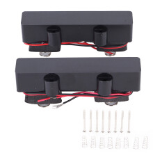 (94mm+94mm) Electric Bass Pickup Sealed 4String Noiseless Set with Spring(94mm)