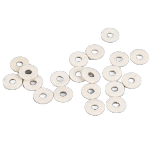 20Pcs Trumpet Felt Washers Beige 2