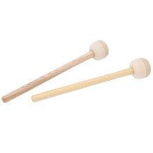 2Pcs Drum Mallet Felt Head Wooden Handle Non-Slip Set
