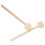2Pcs Drum Stick High Quality Wool Wooden Handle 4
