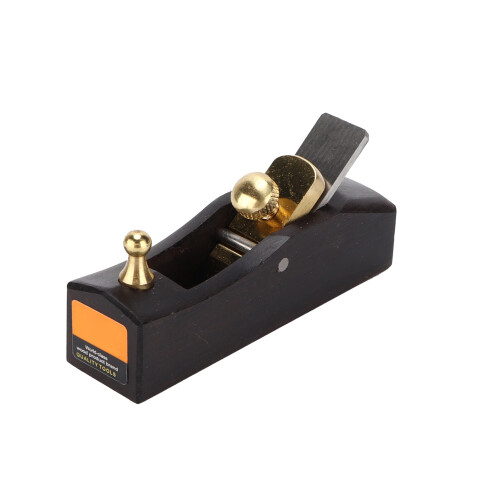 Violin Thumb Planer Glossy Ebony Brass Portable Tool 2