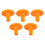 5Pcs Drum Cymbal Sleeves Plastic Stand Support 4