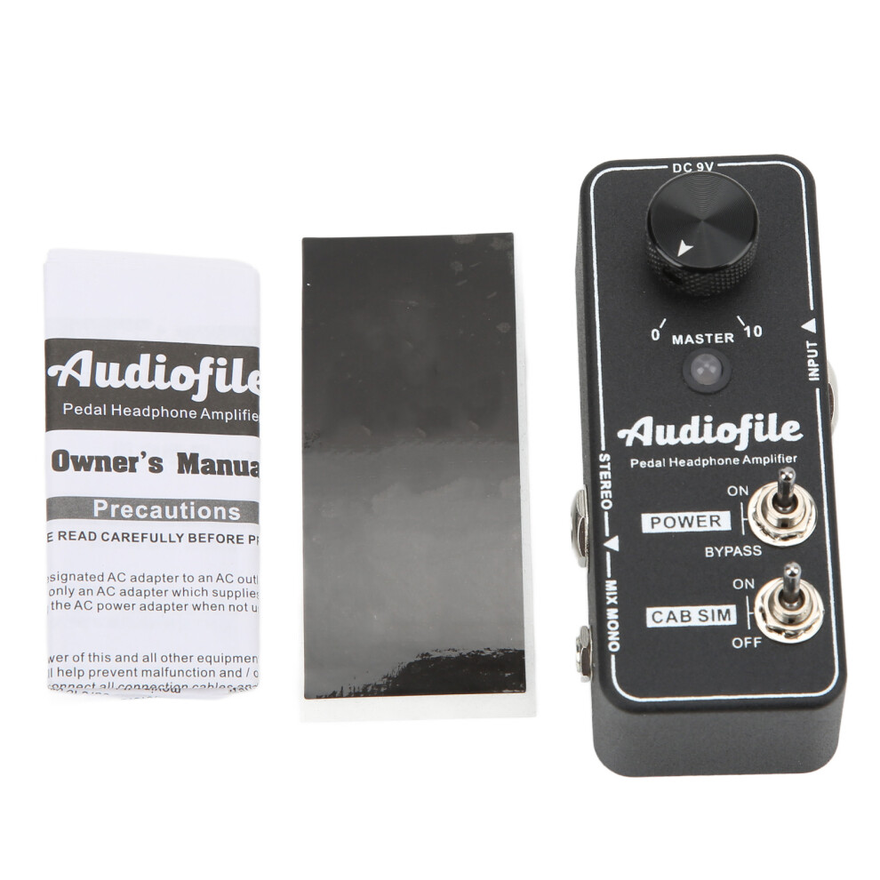 Headphone Amplifier Pedal Metal Mono Stereo Input For Bass 585383850911