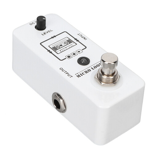 Micro Looper Guitar Bass Pedal 1/4in Mono Interface