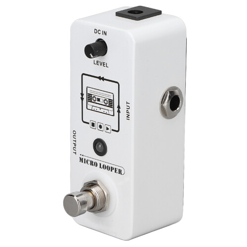 Micro Looper Guitar Bass Pedal 1/4in Mono Interface 1