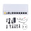 (Silver US Plug) Guitar Effect Pedal Power Supply Single Voltage Low Noise 1