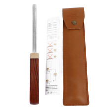 Guitar Fret Dressing File Carbon Steel Wood Handle Luthier Tool