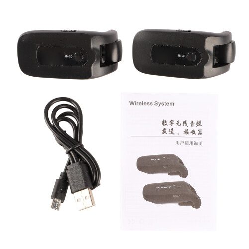Wireless Guitar System Rechargeable Audio Transmitter Receiver Bass