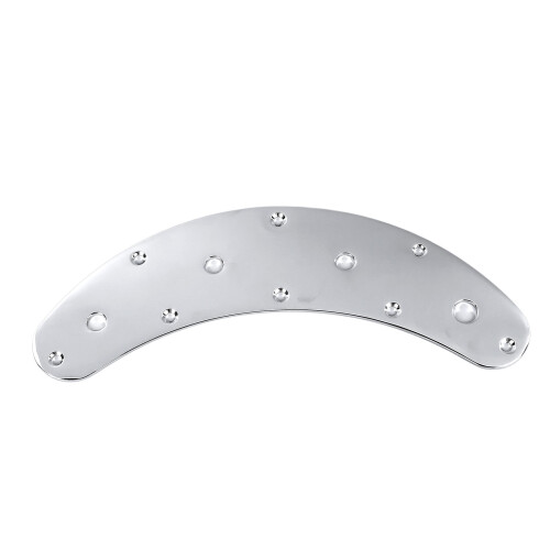 (Silver) Bass Control Plate 4 Hole Metal Jazz Switch Silver 1