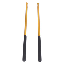 (Yellow) Aluminum Drumstick Non-Slip Handle Yellow