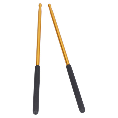 (Yellow) Aluminum Drumstick Non-Slip Handle Yellow 2