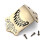 8 String Metal Mandolin Tailpiece Replacement 4