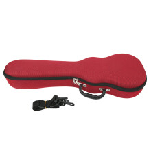 (Red) Ukulele Case Backpack Polyester Thickened 23/24in