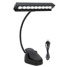 Music Stand Lights LED Clip-On Adjustable Neck USB Desk Lamp