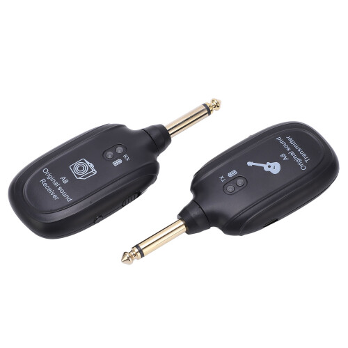 Wireless Guitar System Receiver Transmitter Rechargeable Set 1