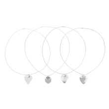 Guitar Pick Necklace Stainless Steel 50cm