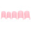 (Pink) 5Pcs Flute Membrane Protector ABS DM-01 Yellow 1