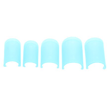 (Blue) 5Pcs Flute Membrane Protector ABS DM-01 Yellow