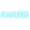 (Blue) 5Pcs Flute Membrane Protector ABS DM-01 Yellow 1