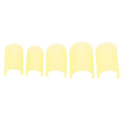 (Yellow) 5Pcs Flute Membrane Protector ABS DM-01 Yellow