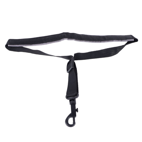 Saxophone Shoulder Strap Adjustable Nylon Flannel Harness Grey