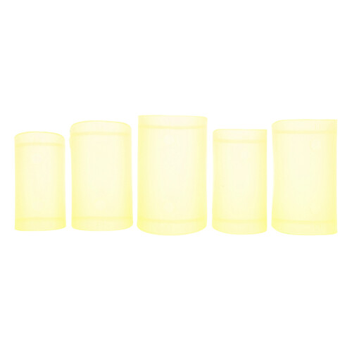 (Yellow) 5Pcs Flute Membrane Protector ABS DM-01 Yellow 2