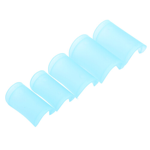 (Blue) 5Pcs Flute Membrane Protector ABS DM-01 Yellow 1