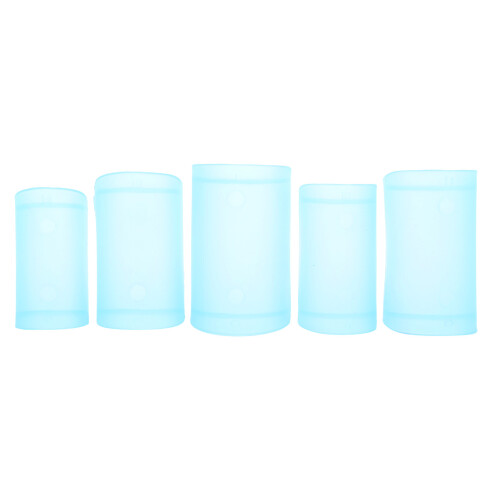 (Blue) 5Pcs Flute Membrane Protector ABS DM-01 Yellow 2