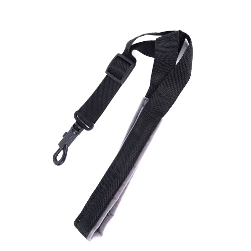 Saxophone Shoulder Strap Adjustable Nylon Flannel Harness Grey 1