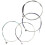 4pcs Viola Strings A1 D2 G3 C4 Nickel Silver Wound 5