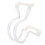 (White) Violin Bow Collimator 4/4 4/3 1/2 Straightness Corrector Orange 4