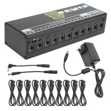 (US Plug) Pedal Power Supply Guitar Effect Short Circuit Protection 100-240V UK