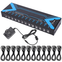(UK Plug) 12 Output Guitar Power Supply Short Circuit Protection