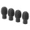 (Grey) 4PCS Drumstick Silent Practice Tip Silicone Stretchable Grey 2