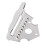 Mandolin Tailpiece Zinc Alloy 8 Strings Triangle Shape Replacement 5