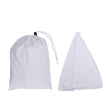 (White) Speaker Stand Cover DJ Tripod Stretch Skirt Adjustable Polyurethane