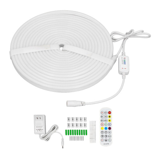 Neon Rope Light 20FT RGB LED DC24V Bluetooth Sync
