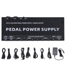 (US Plug) Guitar Pedal Power Supply 9 Isolated DC USB 5V EU Plug
